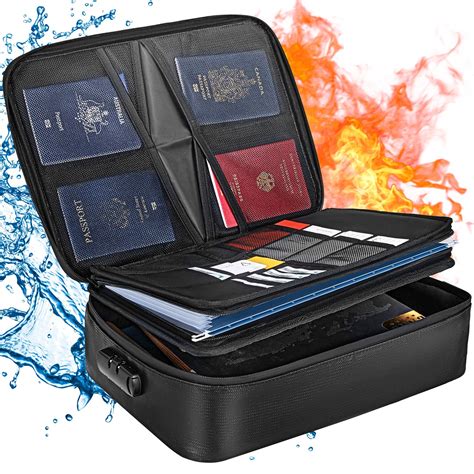 metal fireproof document box|fireproof waterproof box for documents.